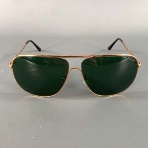 TOM FORD Gold Aviator Sunglasses